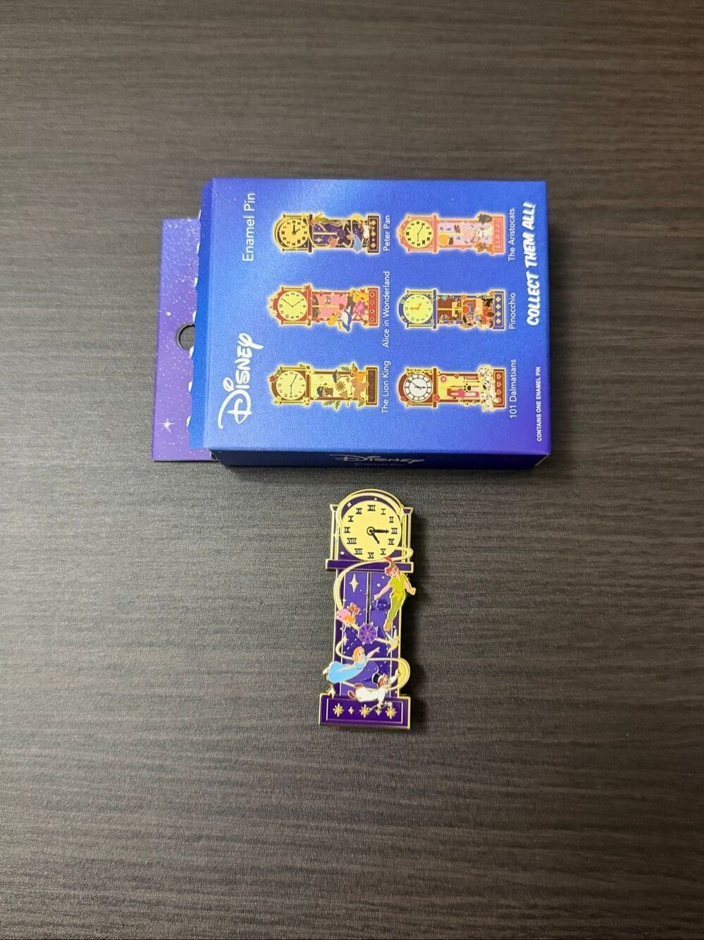 Disney Grandfather Clock Blind Box Enamel Pin - Peter Pan